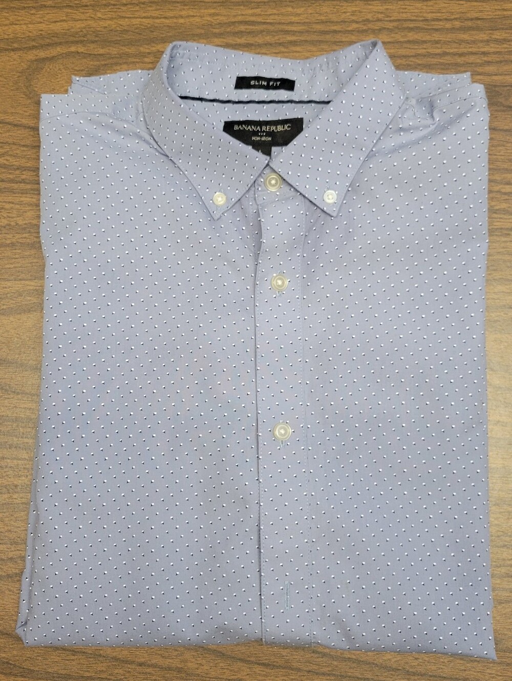 Banana Repubic Non-iron Slim Fit Dress Shirt - EUC